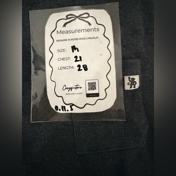 Pleepleus Men's Charcoal Pub Crew Crewneck Sweater size M - Picture 11 of 11